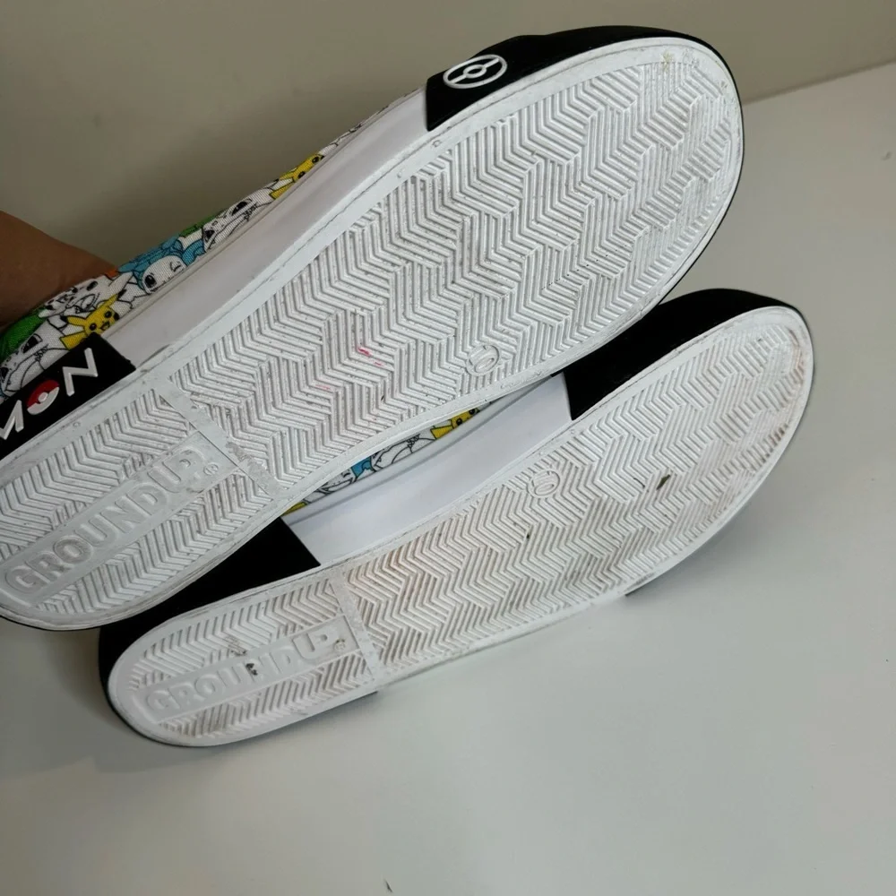 Ground Up Men’s Pokemon Lace Up Low Top Canvas Sneaker Shoes Size 10